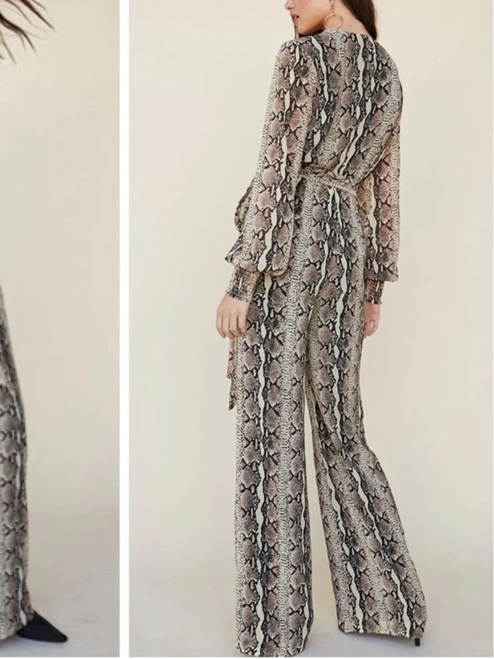 LPA Jumpsuit 655 in Tan Snake